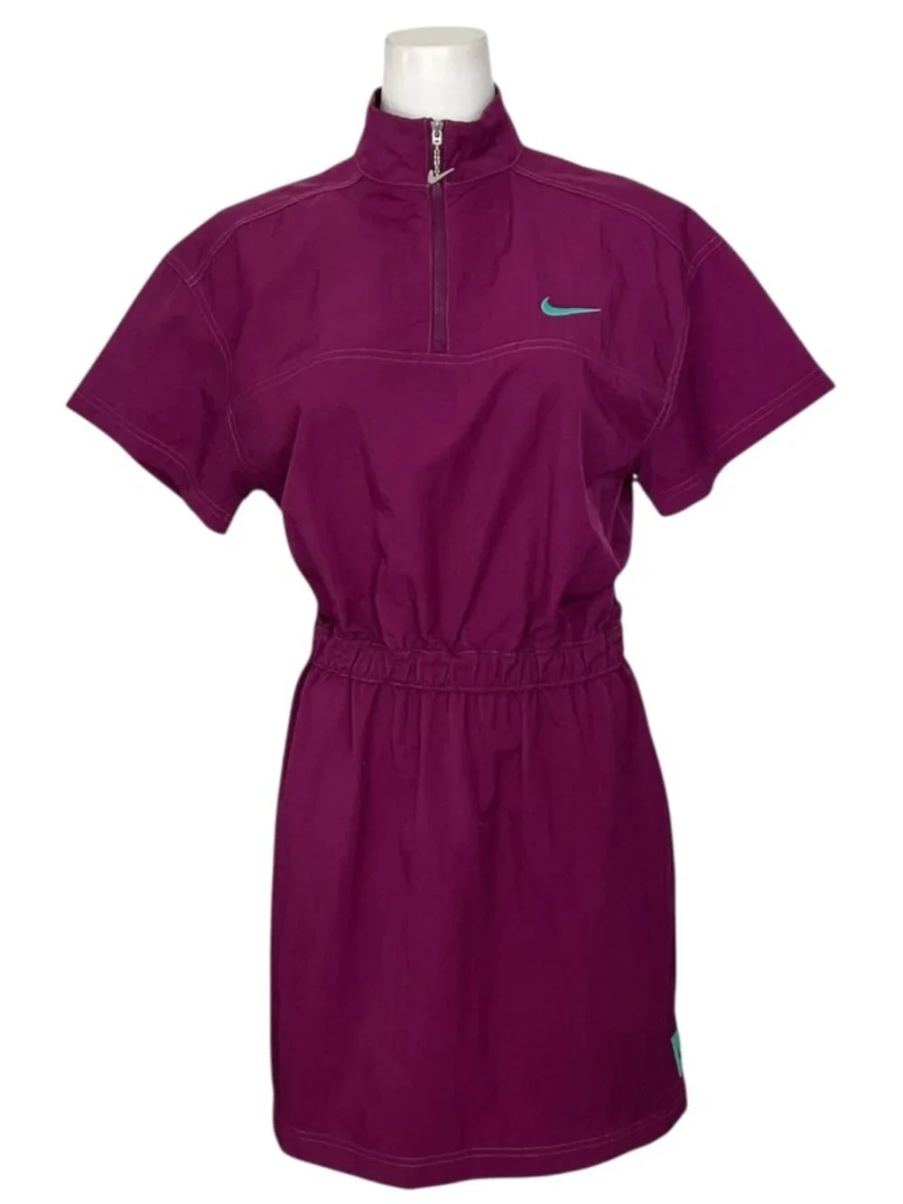 Nike Sportswear Swoosh Woven Dress S Purple Mini Pickleball Mini
